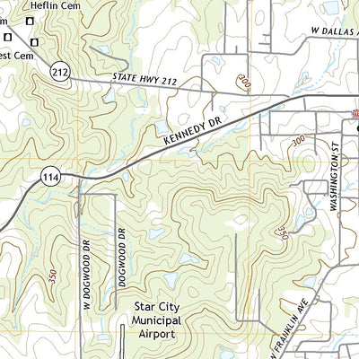 United States Geological Survey Star City, AR (2020, 24000-Scale) digital map
