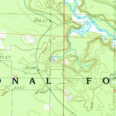 United States Geological Survey Star Corners, MI (1987, 24000-Scale) digital map