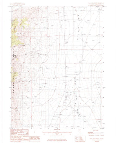 United States Geological Survey Star Creek Ranch, NV (1987, 24000-Scale) digital map