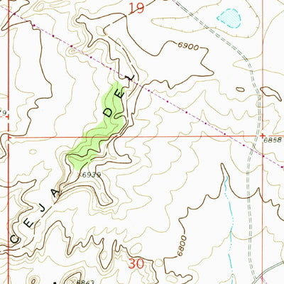 United States Geological Survey Star Lake, NM (1961, 24000-Scale) digital map