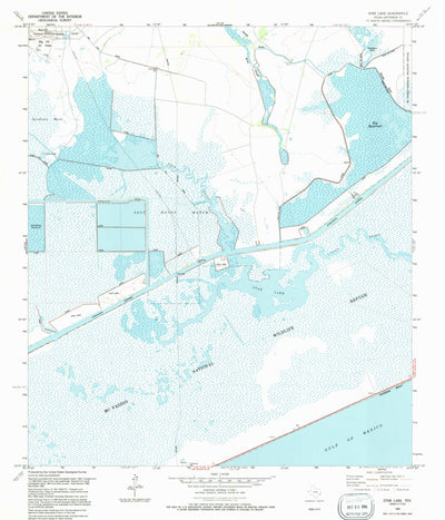 United States Geological Survey Star Lake, TX (1994, 24000-Scale) digital map
