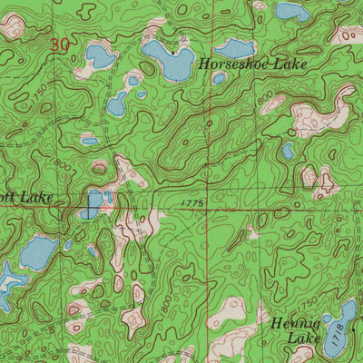 United States Geological Survey Star Lake, WI (1982, 24000-Scale) digital map