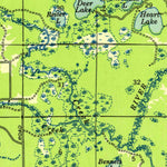 United States Geological Survey Star Lake, WI-MI (1950, 48000-Scale) digital map