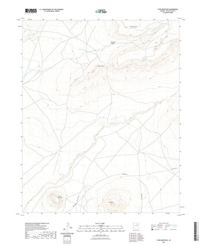 United States Geological Survey Star Mountain, AZ (2021, 24000-Scale) digital map