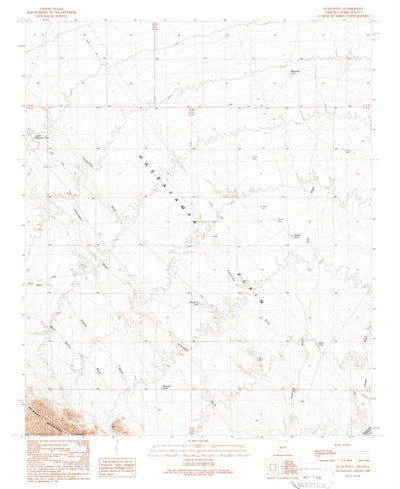 United States Geological Survey Star Well, AZ (1989, 24000-Scale) digital map