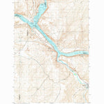 United States Geological Survey Starbuck West, WA (1981, 24000-Scale) digital map