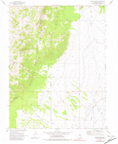 United States Geological Survey Stargo Creek, NV (1968, 24000-Scale) digital map