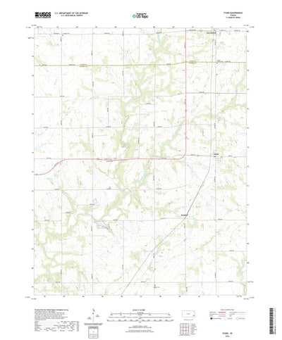 United States Geological Survey Stark, KS (2022, 24000-Scale) digital map