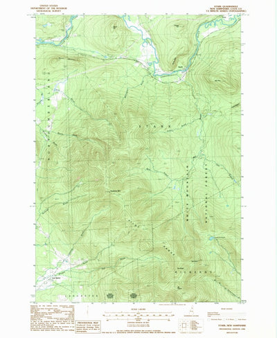 United States Geological Survey Stark, NH (1988, 24000-Scale) digital map