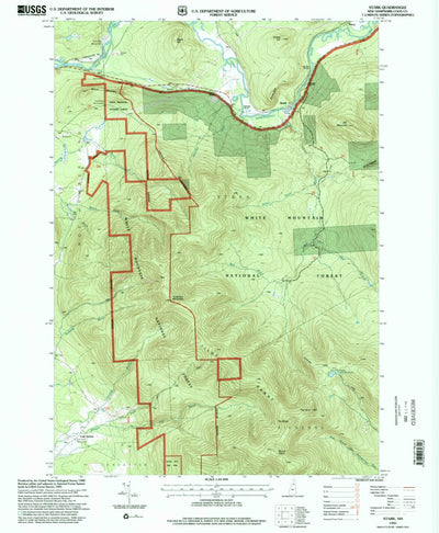 United States Geological Survey Stark, NH (1995, 24000-Scale) digital map