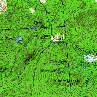 United States Geological Survey Stark, NY (1921, 62500-Scale) digital map