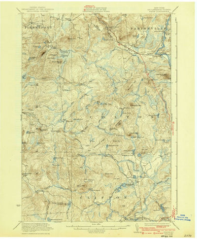 United States Geological Survey Stark, NY (1940, 62500-Scale) digital map