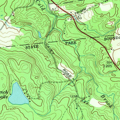 United States Geological Survey Stark, NY (1968, 24000-Scale) digital map