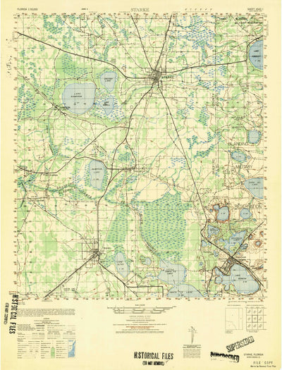 United States Geological Survey Starke, FL (1948, 50000-Scale) digital map