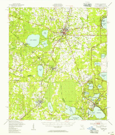 United States Geological Survey Starke, FL (1949, 62500-Scale) digital map