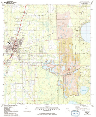 United States Geological Survey Starke, FL (1991, 24000-Scale) digital map