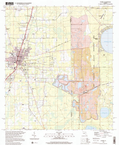 United States Geological Survey Starke, FL (1999, 24000-Scale) digital map