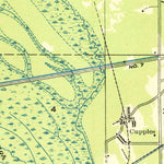 United States Geological Survey Starks, LA-TX (1947, 31680-Scale) digital map