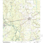 United States Geological Survey Starks, LA-TX (1996, 24000-Scale) digital map