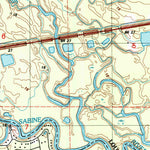 United States Geological Survey Starks, LA-TX (1996, 24000-Scale) digital map