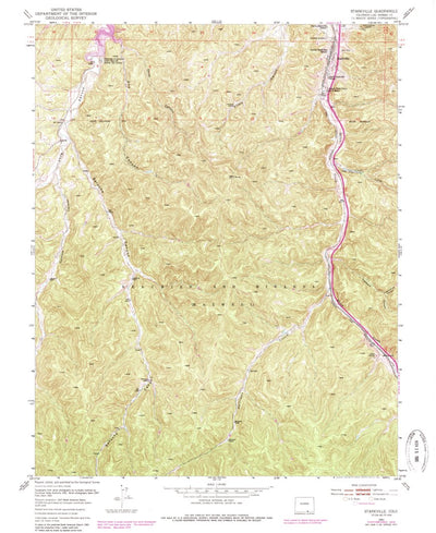 United States Geological Survey Starkville, CO (1951, 24000-Scale) digital map