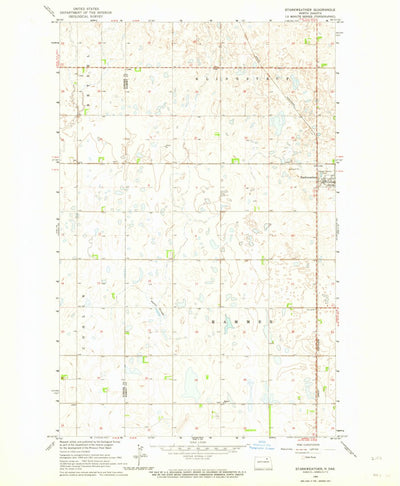 United States Geological Survey Starkweather, ND (1962, 24000-Scale) digital map