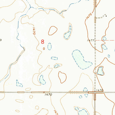 United States Geological Survey Starkweather, ND (1962, 24000-Scale) digital map