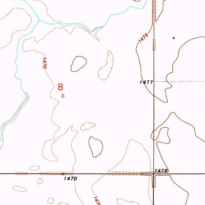 United States Geological Survey Starkweather, ND (1994, 24000-Scale) digital map