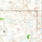 United States Geological Survey Starkweather NE, ND (1962, 24000-Scale) digital map