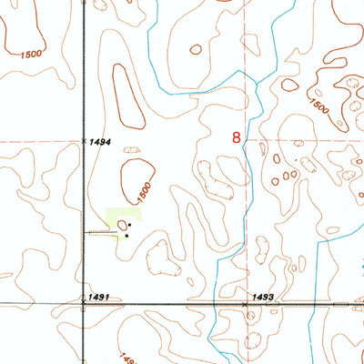 United States Geological Survey Starkweather NE, ND (1994, 24000-Scale) digital map