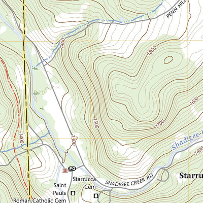 United States Geological Survey Starrucca, PA (2023, 24000-Scale) digital map