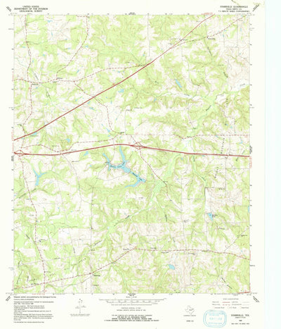 United States Geological Survey Starrville, TX (1966, 24000-Scale) digital map