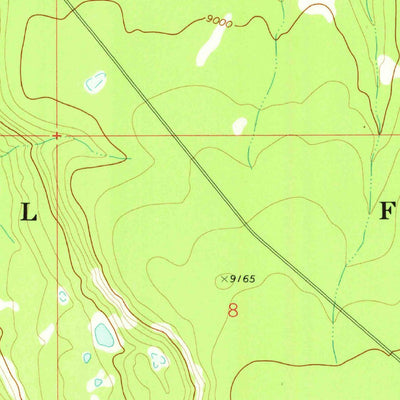 United States Geological Survey Starvation Point, CO (1973, 24000-Scale) digital map