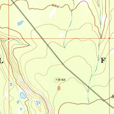 United States Geological Survey Starvation Point, CO (1994, 24000-Scale) digital map