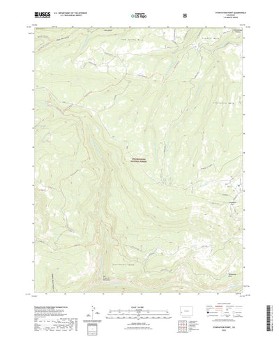 United States Geological Survey Starvation Point, CO (2022, 24000-Scale) digital map