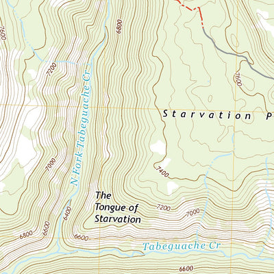 United States Geological Survey Starvation Point, CO (2022, 24000-Scale) digital map