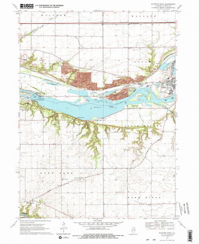 United States Geological Survey Starved Rock, IL (1970, 24000-Scale) digital map