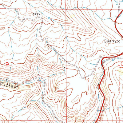 United States Geological Survey State Bridge, CO (1972, 24000-Scale) digital map
