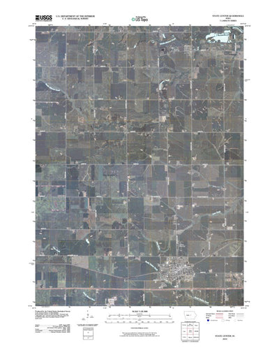 United States Geological Survey State Center, IA (2010, 24000-Scale) digital map