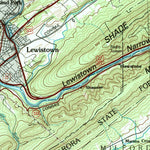 United States Geological Survey State College, PA (1988, 100000-Scale) digital map