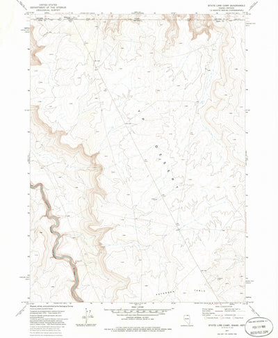 United States Geological Survey State Line Camp, ID-NV (1977, 24000-Scale) digital map
