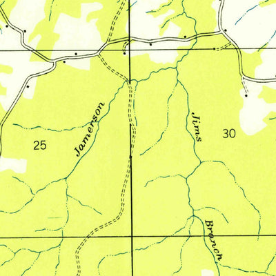 United States Geological Survey State Line, LA (1950, 31680-Scale) digital map