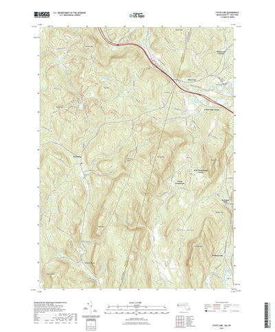 United States Geological Survey State Line, MA (2021, 24000-Scale) digital map