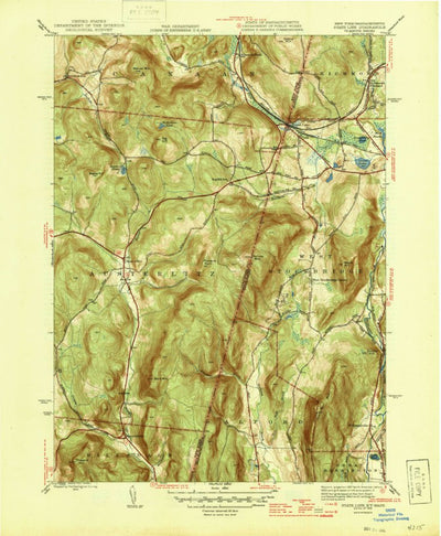 United States Geological Survey State Line, MA-NY (1946, 31680-Scale) digital map