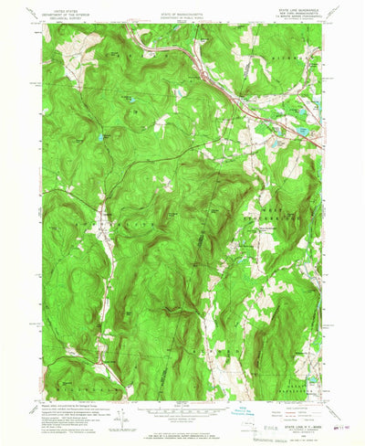 United States Geological Survey State Line, MA-NY (1959, 24000-Scale) digital map