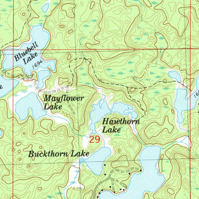 United States Geological Survey Stateline Lake, MI-WI (1982, 24000-Scale) digital map