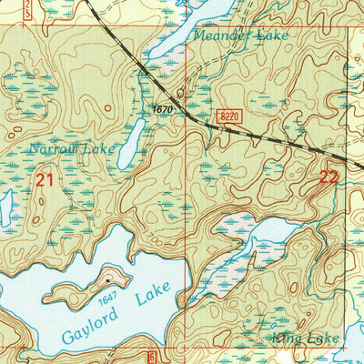 United States Geological Survey Stateline Lake, MI-WI (1999, 24000-Scale) digital map
