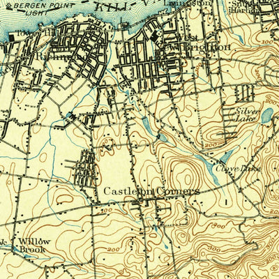 United States Geological Survey Staten Island, NY-NJ (1900, 62500-Scale) digital map