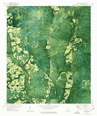 United States Geological Survey Statenville, GA (1971, 24000-Scale) digital map