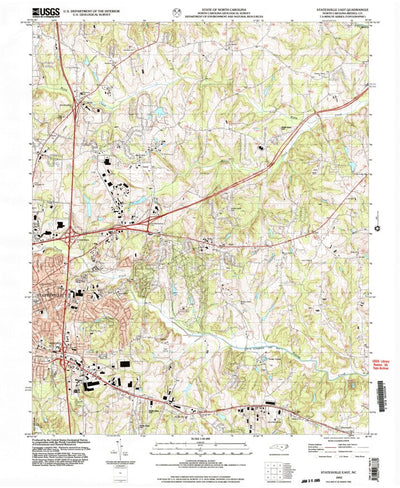 United States Geological Survey Statesville East, NC (2002, 24000-Scale) digital map